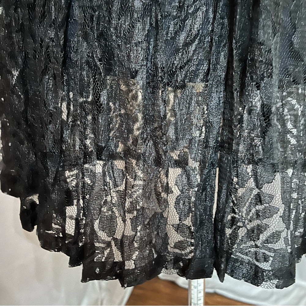 Nostalgia Lace Black Dress Vintage - Picture 3 of 10